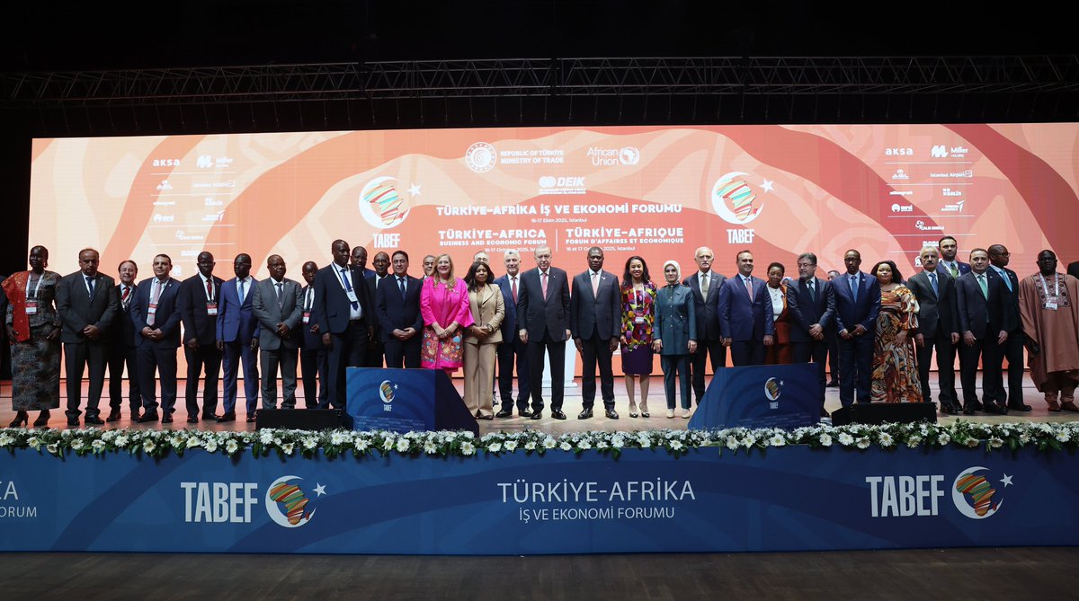 5’inci Türkiye-Afrika Ekonomi ve İş Forumu’nun hayırlı olmasını, iş birliklerine zemin oluşturmasını canıgönülden temenni ediyorum.

Forumda yeni dostlukların kurulmasını, yeni ortaklıkların tesis edilmesini önemsiyor, bunların kalıcı olmasını diliyorum.
