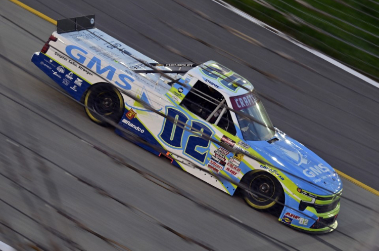 Going racing <a href="/TALLADEGA/">Talladega Superspeedway</a> today in the GMS truck (Group Management Services groupmgmt.com)
Qualifying on FS2 at 12:30pm ET
Love's RV Stop 225 on FOX at 4pm ET
For some reason, there's no scheduled practice