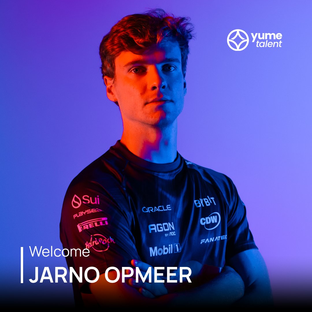 We are delighted to welcome <a href="/jarno_opmeer/">Jarno Opmeer</a> to Yume Talent.

A three-time F1 Esports World Champion and one of the most accomplished drivers in sim racing, we are excited to support Jarno’s continued growth across competition and content.

📩 Contact: jarno@yumetalent.gg