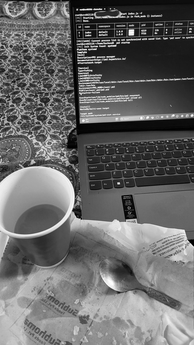 husney_24's tweet image. late morning cozy setup.
there’s something peaceful about debugging in silence and watching the server come alive.
#CodeAndCoffee #BackendDev #Nodejs #Linux #DeveloperLife