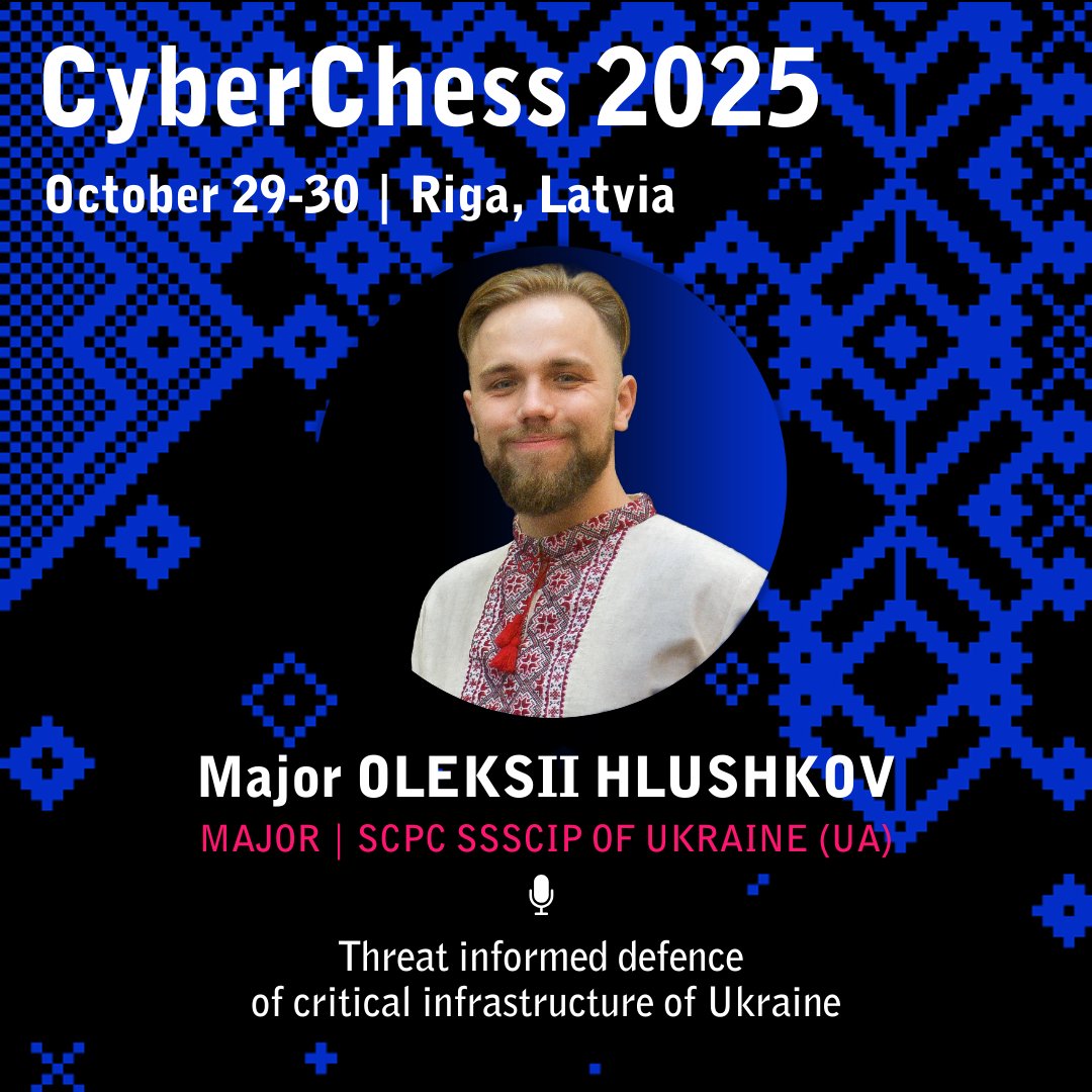 certlv's tweet image. Draudu atribūcija praksē: kā noteikt uzbrucējus un stiprināt kritisko infrastruktūru?
29.oktobrī #CyberChess2025 konferencē (#CyberShock skatuve) – 🇺🇦 SCPC SSSCIP un 🇳🇱 Mandiant eksperti stāstīs par pierādījumos balstītu atribūciju un draudu izlūkošanu.
🔗cyberchess.lv