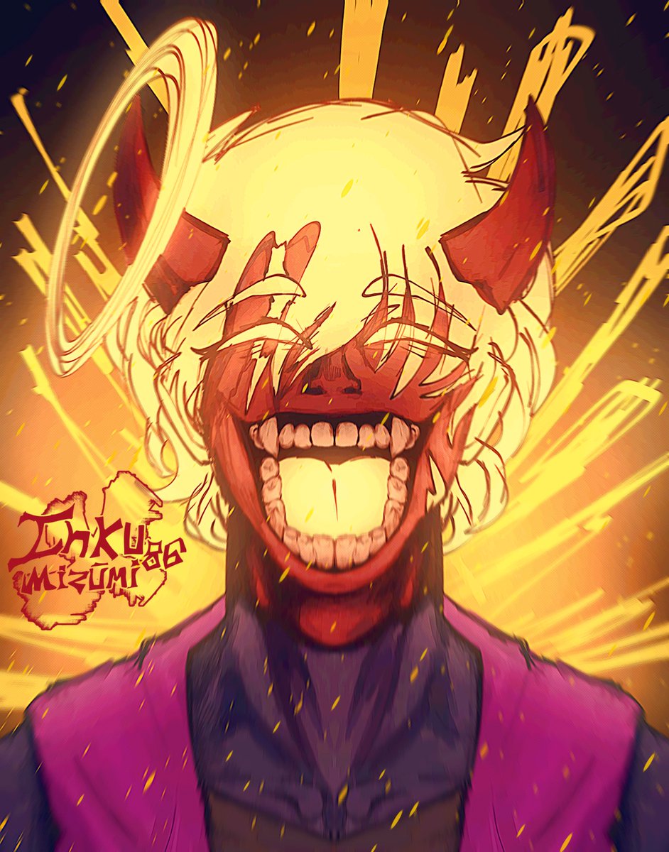 inku_mizumi_86's tweet image. Un dibujo de padre 
Eh estado probando mas estilos así que quería saber que les parece?
Espero que les guste 
#magmaboifanart