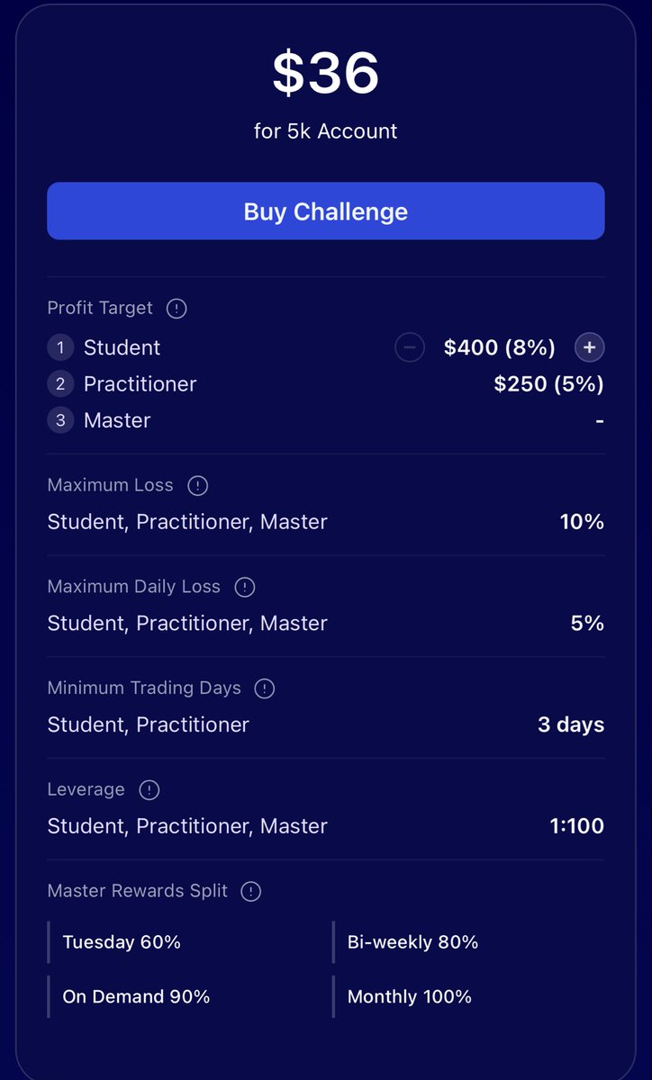 Erti Çolla (@sf50forex) on Twitter photo Get your <a href="/fundingpips/">FundingPips</a> challenge ❤️
The 2-Step Model is perfect if you want a bigger drawdown and flexible payout options:
💸 Tuesday — 60%
💸 Bi-Weekly — 80%
💸 On Demand — 90%
💸 Monthly — 100%
Start your journey now with 20% OFF using code 👉 ERTICOLLA Get your <a href="/fundingpips/">FundingPips</a> challenge ❤️
The 2-Step Model is perfect if you want a bigger drawdown and flexible payout options:
💸 Tuesday — 60%
💸 Bi-Weekly — 80%
💸 On Demand — 90%
💸 Monthly — 100%
Start your journey now with 20% OFF using code 👉 ERTICOLLA