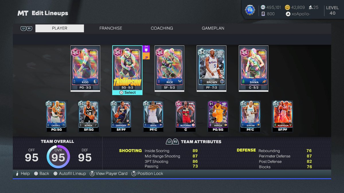 End of Season 1 Squad🏀🗑️

#NBA2K26 #NBA2K #NBA2K26myteam