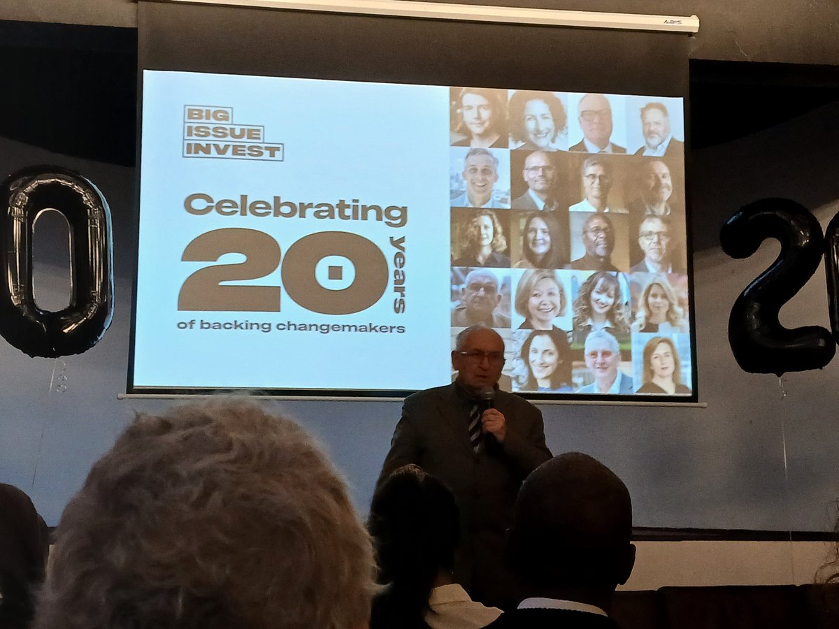 It was a pleasure and privilege to attend the 20th birthday party of <a href="/BigIssueInvest/">Big Issue Invest</a> yesterday on behalf of #TheRespiteAssociation. We're so grateful BII invested in us to help maximise our impact. I'm still thinking about the power  of <a href="/johnbirdswords/">John Bird</a> speech this morning.