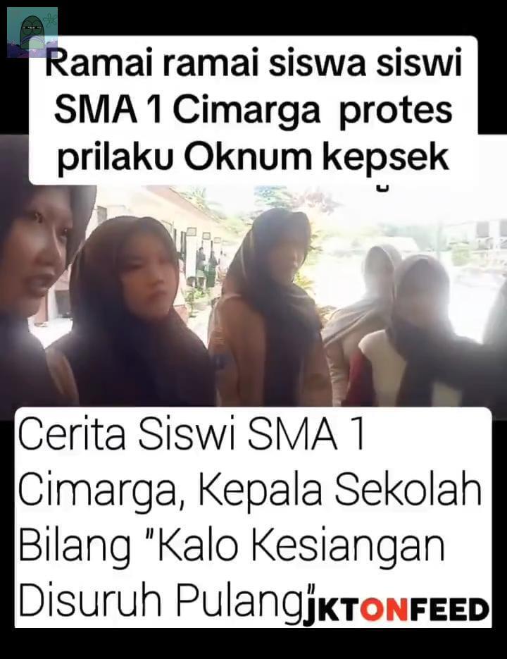 💚 emng pling bnr HRD ngeblacklist SMA 1 Cimarga, kepsek nyuruh pulang gr² kesiangan aja mereka ga terima, apalagi nnti klo kerja kesiangan dipotong gaji apa nggak tambah mencak2 😌