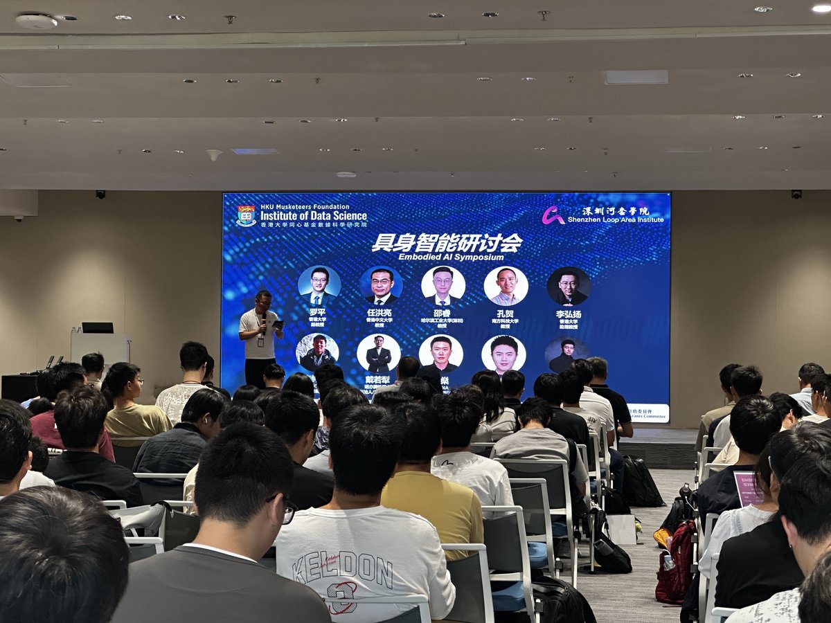 OpenDriveLab's tweet image. CCAI 9025 Field Trip Day 2 just redefined our understanding of #EmbodiedAI.

Our Shenzhen tech expedition took us deep into Astribot @Astribot_Inc and SLAI (Shenzhen Loop Area Institute). 🙌

Highlight: symposium where experts shared next-gen insights that&apos;ll resonate for months.…