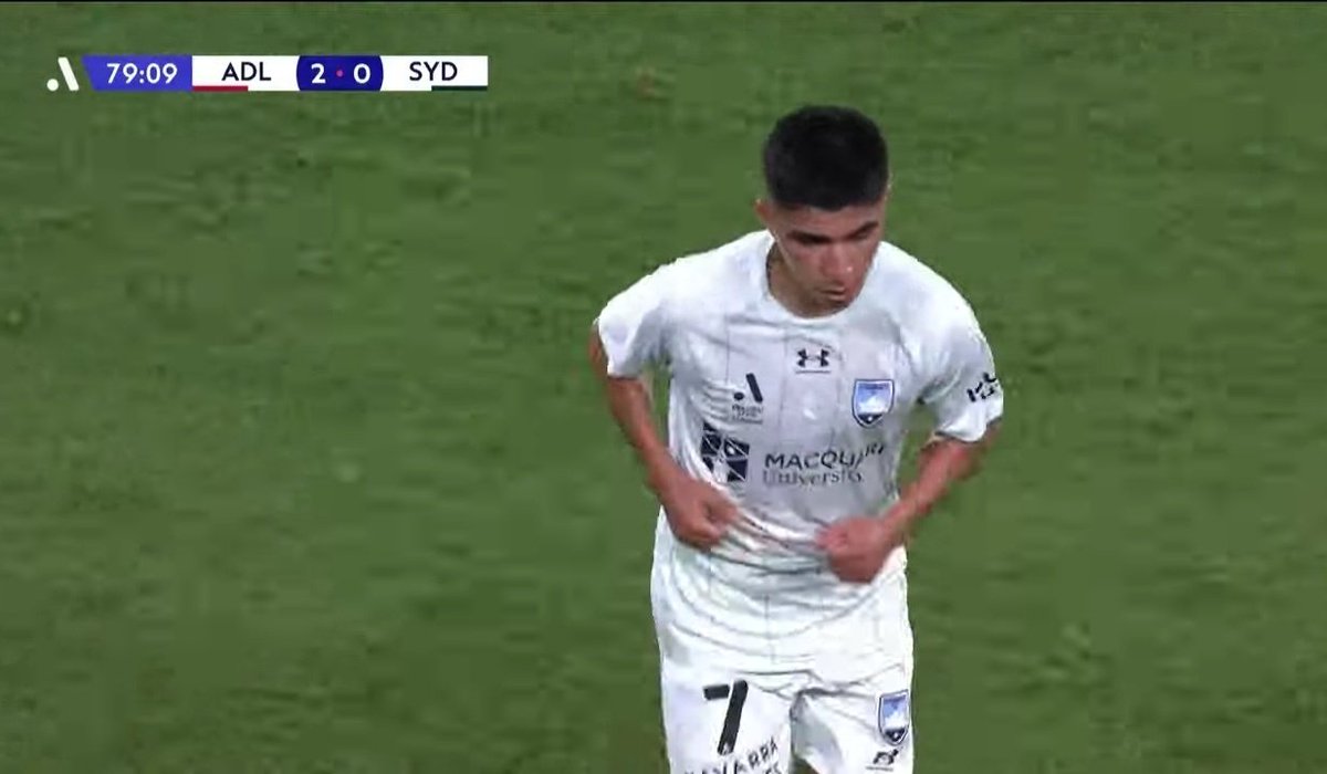 Final de partido para Piero Quispe, desde el min 60 que pude ver el partido poco o nada podía hacer el Sydney en ofensiva durante el segundo tiempo.