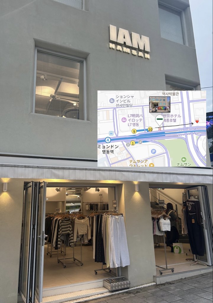 hinachan___'s tweet photo. 明洞ならここ。こういうの探してたー！って感じのシンプル韓国お姉さん系統。生地も良いのに値段も安い、ここだけはマジで外せん！！！！1階はよく見る系統多いけど本命は2階。メイン通りと逆側の10番出口出て大通り渡ってすぐのとこにあるよ💡 https://t.co/ts8CIoPmFs