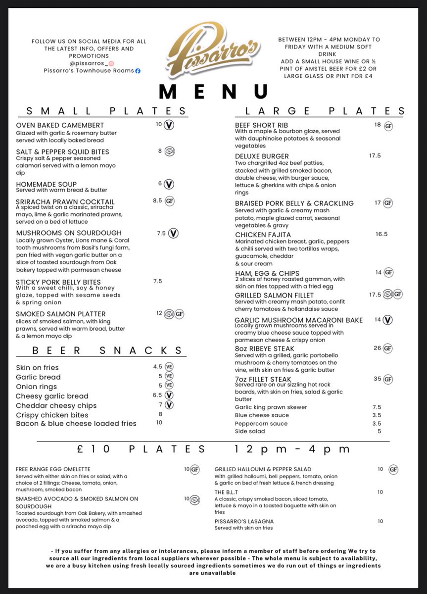 New autumn menu 🍔🍺