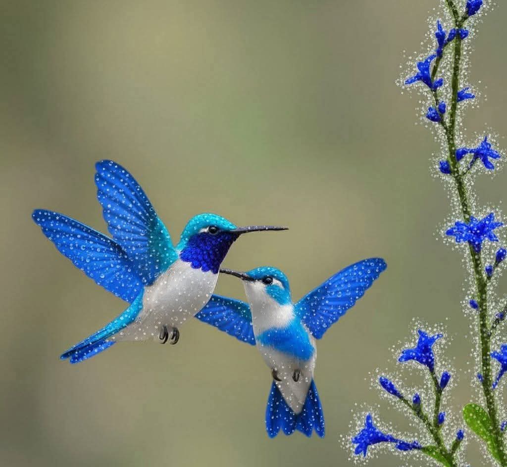 Hummingbirds love tweet media