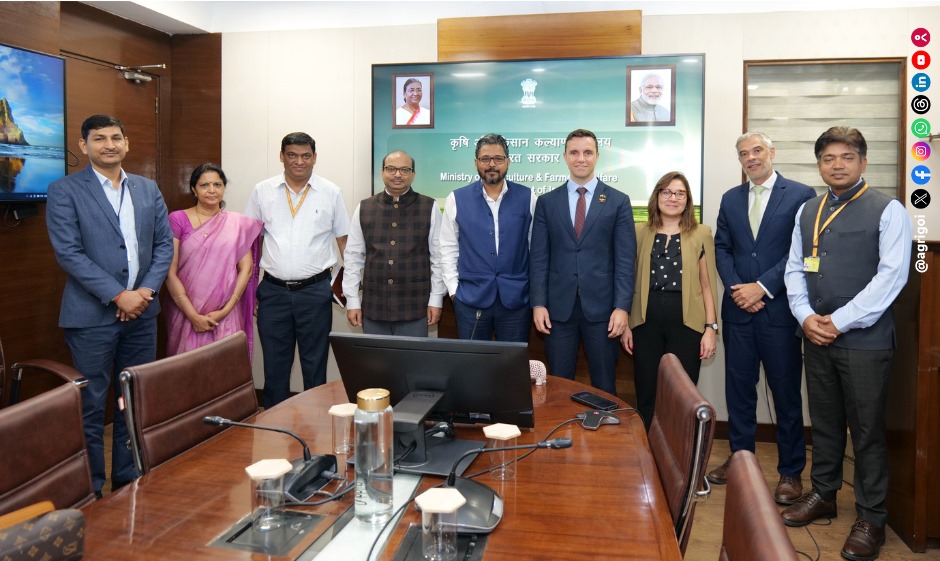 India and Brazil held a productive bilateral meeting focused on strengthening cooperation in the agricultural sector at Krishi Bhawan, New Delhi, today. During the discussions, both sides reviewed measures to expedite market access, address trade-related challenges and promote