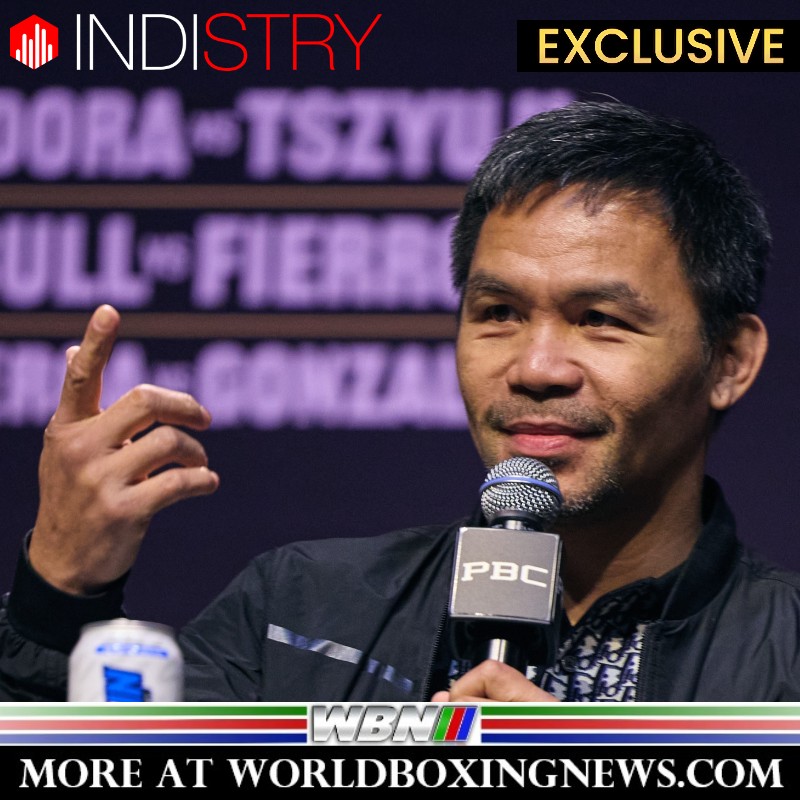 WorldBoxingNews's tweet photo. EXCLUSIVE: The producer of Manny Pacquiao's January 2026 return says the event will be "unlike anything boxing fans have experienced before."
WBN learns more from Indistry Media.
Full Story: https://t.co/Nr0uzjE6Gl
#boxing #boxingnews #MannyPacquiao #Indistry #Pacquiao2026 https://t.co/ftuX2BejvU