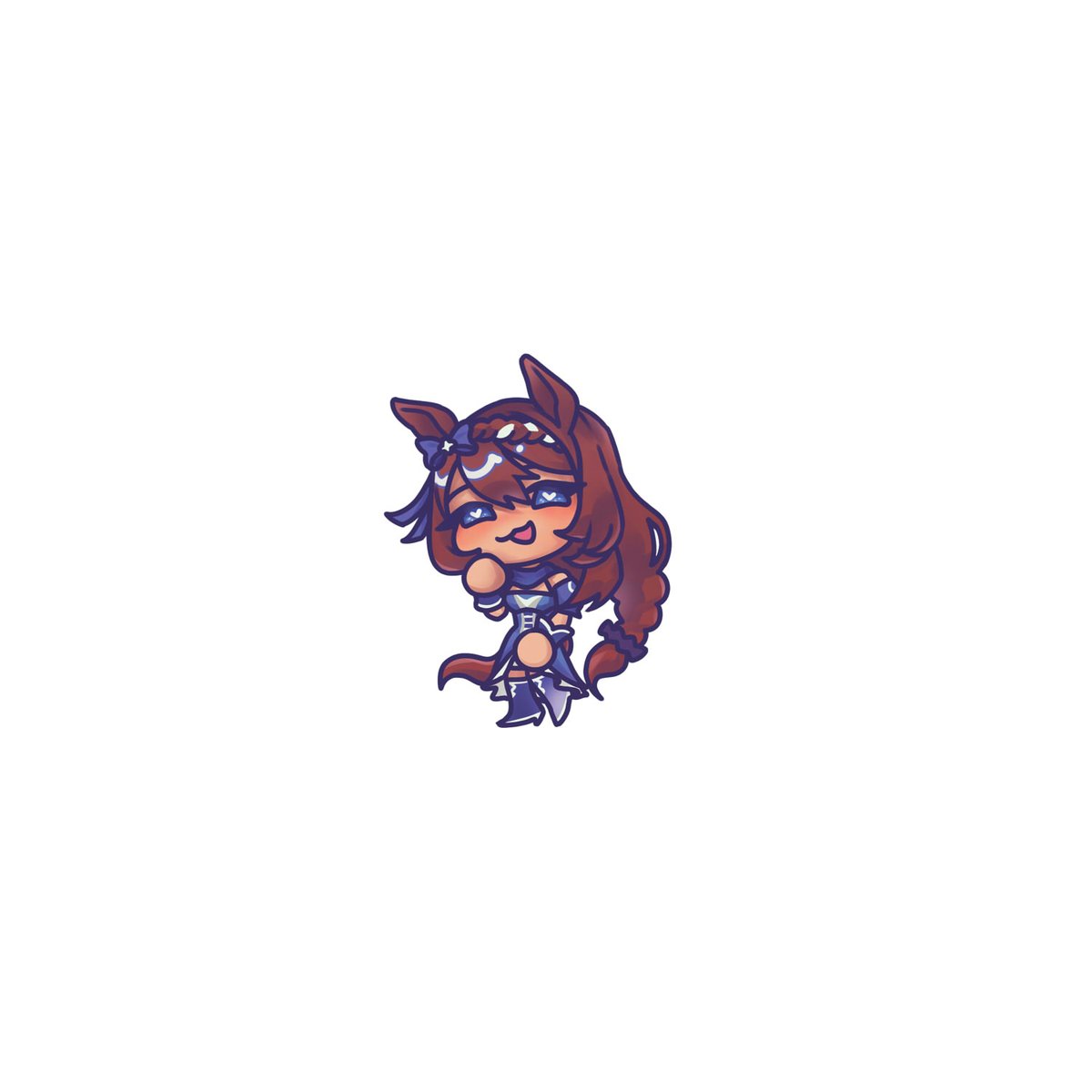 ナリタブライアン(ウマ娘) 「[i trip over and a bunch of horsies fall」|✦ rhonnie ✦🔜 goldnova !!のイラスト