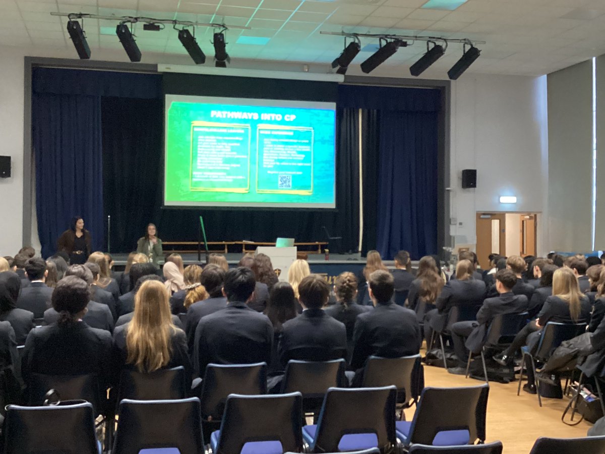 Today, we were delighted to welcome Cooper Parry. A fast growing and innovative accountancy firm.
They delivered an engaging assembly to our Year 12 and 13 students, providing valuable insight into their degree apprenticeships and the exciting career opportunities they offer.