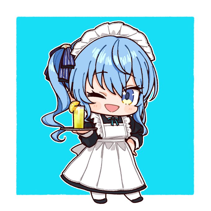 お給仕すいちゃん🍹
透過差分は返信欄に置いておきます↓
#ほしまちぎゃらりー 