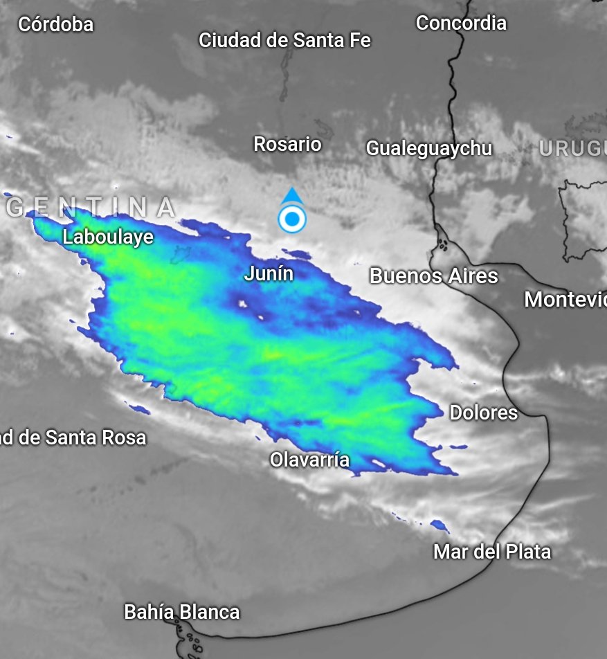 climaperg's tweet photo. 17/10/2025 #Inestable
🌧Una masa de aire inestable en el centro de la provincia con posibilidad de lloviznas aisladas durante mediodía y la tarde. https://t.co/cJcZBqCVP9
