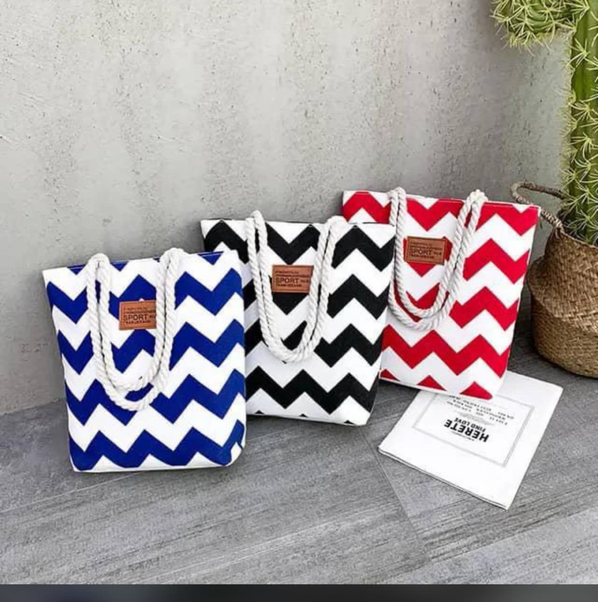 Tote bag restocked 🛍️

🏷️6500 

📍Ibadan

5500 each for  5 PCs upward 

Nationwide delivery