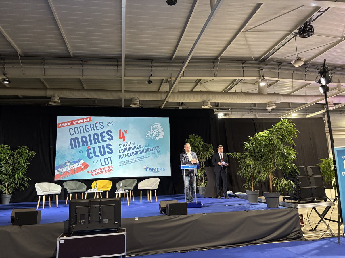 AMF_46's tweet image. 🇫🇷 Près de 800 personnes présentes, aujourd’hui, au parc des expositions au Grand Cahors pour l’édition 2025 du congrès de l’@amf46, avec le plaisir d’accueillir Benjamin Morel comme grand témoin de cette édition et @BalandraudJoel, vice-président de @l_amf.