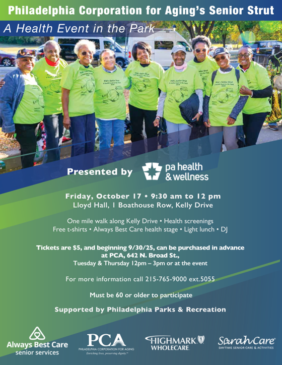 abcplymouthMeet's tweet image. You are invited! Always Best Care Senior Services is a proud sponsor or the Senior Strut! 👴👴🏾👵🏽

#SeniorStrut #HealthyAging #PCAcares #ActiveSeniors #CommunityWellness #PhiladelphiaEvents #AlwaysBestCare #SeniorCare #SeniorServices

Register now: buff.ly/jOKt4Kc