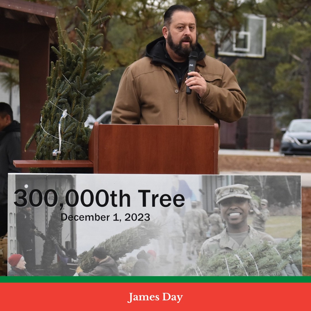 Trees4Troops's tweet image. 🎉 Throwback to our 2024 Christmas Spirit Award recipient, James Day! His support helped mark our 300,000th tree milestone at Fort Liberty. His dedication to military families still inspires us today. 👏🌲

#TreesForTroops #ChristmasSpiritAward #SupportOurTroops