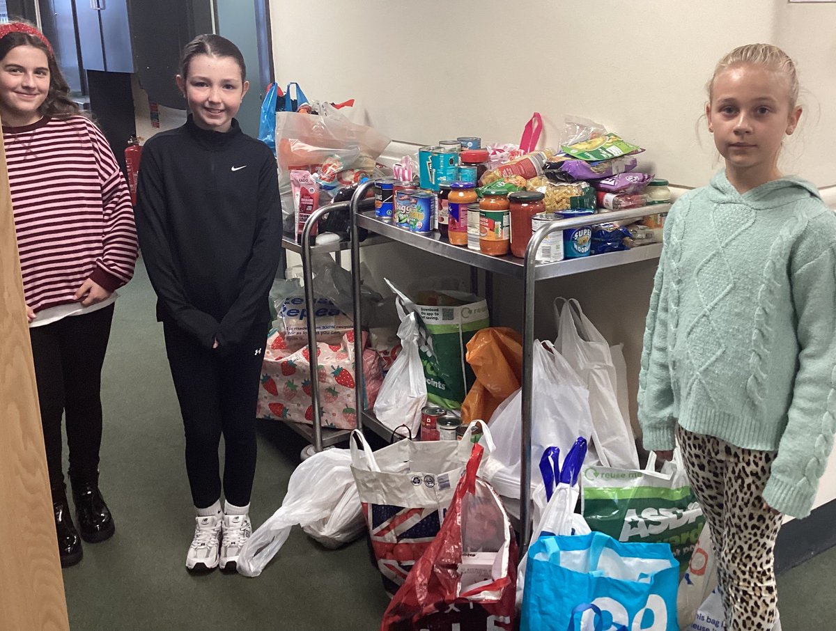 Thank you so much to all of our families for your generous donations for <a href="/CaritasSalford/">Caritas Salford</a> … the items photographed are just a small amount of the huge numbers of donations we have received.  Thank you for your immense kindness and generosity ✨🙏✨
