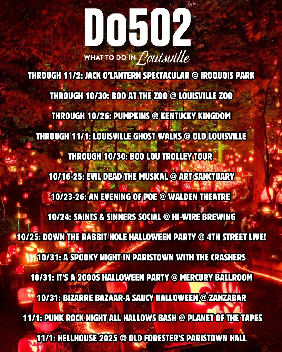 We’re just two weeks from Halloween &amp; there’s lots to DO 
do502.com/halloween-loui…