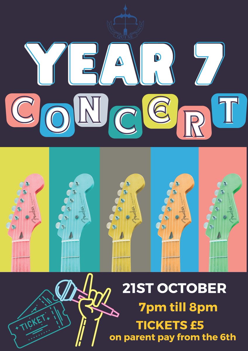 The Sandon School presents the Year 7 concert on 21st October 2025 - tickets on sale now!