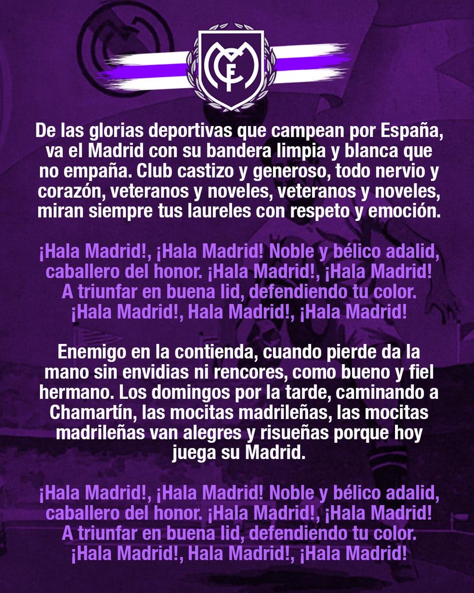 El único y verdadero himno Del Real Madrid Club de Fútbol. Entre todos los RT sortearemos 100 pack de pegatinas.