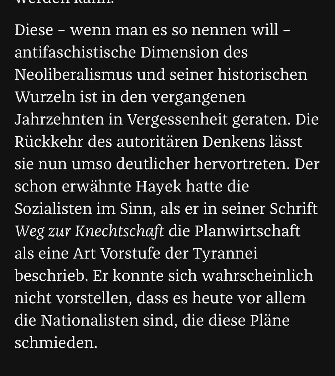 Die Rückkehr des autoritären Denkens offenbart den emanzipatorischen Gehalt des Neoliberalismus. Gemessen an Trump ist sogar Hayek progressiv.
