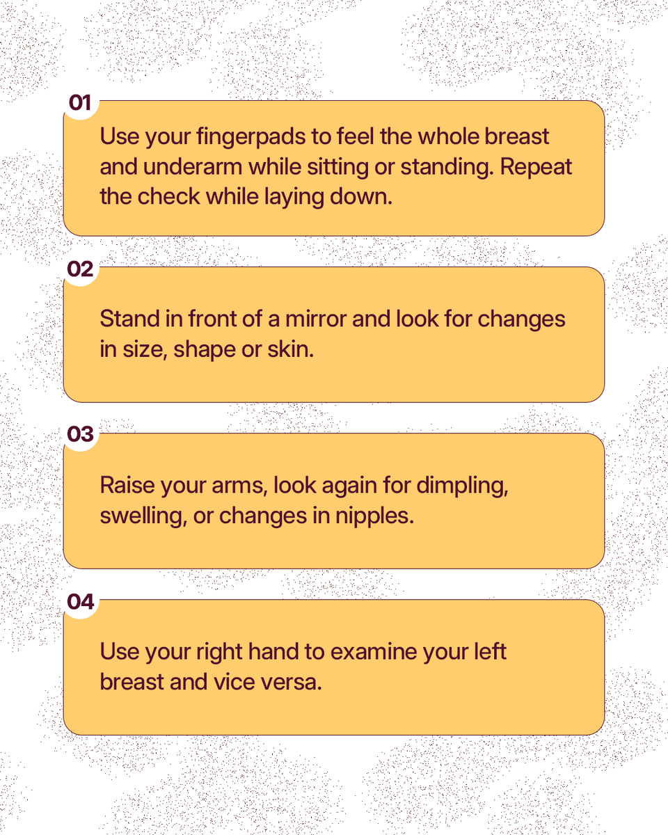 GroomingHMO's tweet photo. Early detection saves lives.

Take 3 minutes to do a self-breast exam:
👀 Look for changes
✋ Feel for lumps
🩺 Talk to your doctor if you notice anything unusual.

Awareness is the first step to prevention.

#BreastCancerAwareness #GHMLCares #CheckYourself #WomensHealth https://t.co/zYUPY65KPk