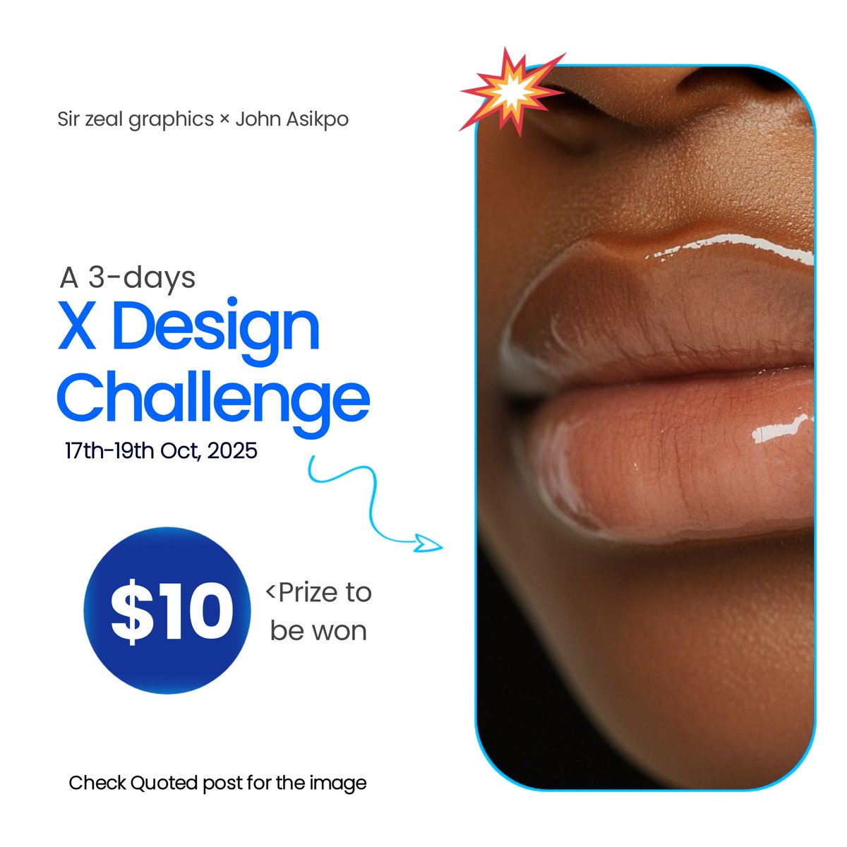 sirzealgraphic's tweet image. Hello X, I'm back again with some good news.
The challenge now has a price tag attached to it, so I say you bring in your A game
Hop on it & Tag a friend that is a designer as well
See you after 3 days ✨
Do well to quote with your result
LFG (in @TariusNG voice 😅)