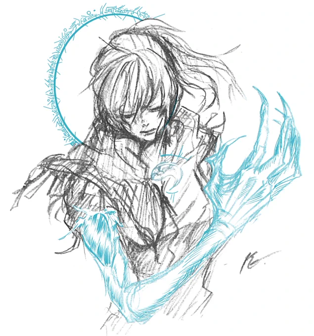 ポニテ娘 #イラスト