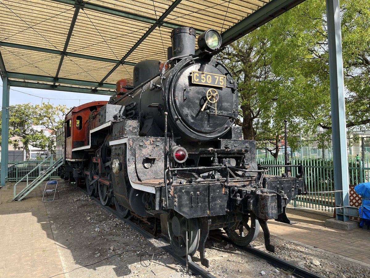 kaneyosharyou's tweet photo. 明日18日土曜日ですが、北鹿浜公園にてミニ列車まつりが開催されます。
それに伴いまして、C5075号機も開放しますので、お時間のある方はぜひお越しくださいませ。
＃北鹿浜公園
＃C5075 https://t.co/5FmimOHD1Z