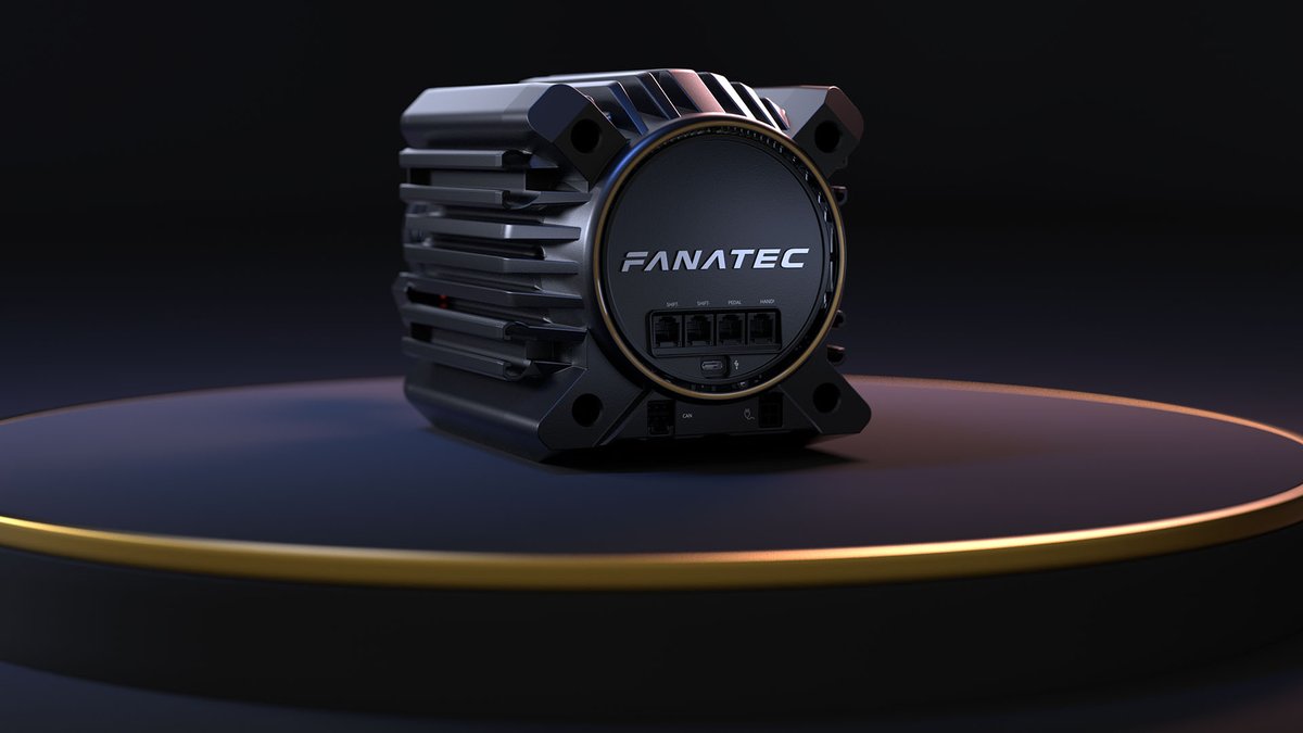 fanatec's tweet image. The Podium DD is the latest premium wheel base from Fanatec.

With guaranteed torque stability of 25 Nm holding torque, optimized thermal management, and FullForce technology, it rightfully deserves it&apos;s spot on the Podium. 🏆