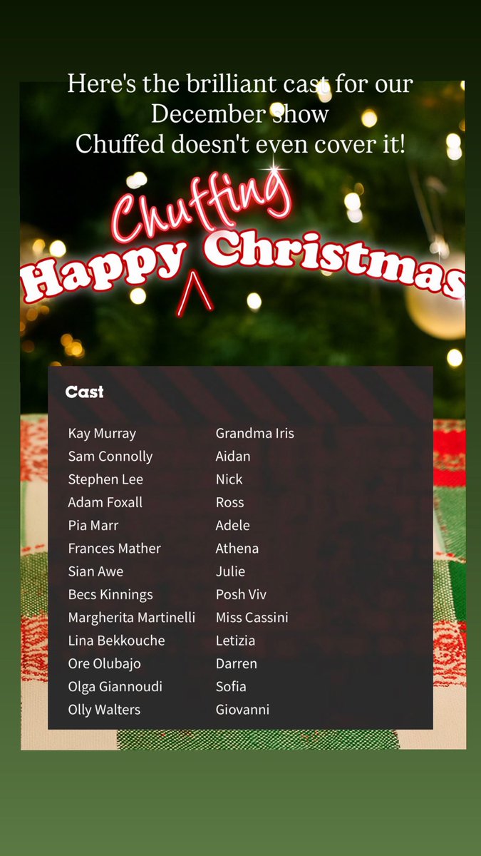 #HappyChuffingChristmas
