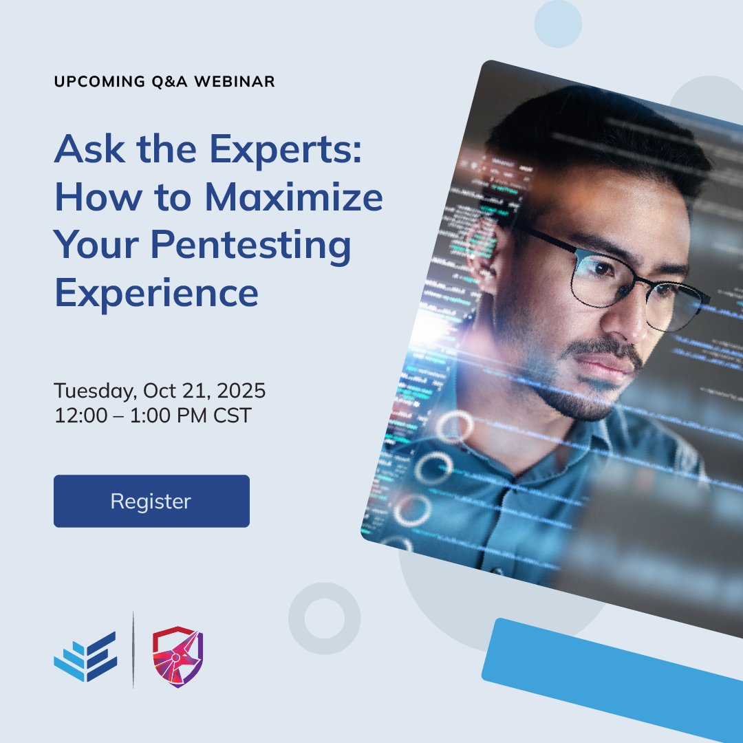 Think your security testing is solid? Let’s find out. 🧑‍💻

Join <a href="/TCMSecurity/">TCM Security</a>’s experts for a live, practical discussion on making pentests more effective, insightful, and strategic.

Sign up to join the conversation:

hubs.la/Q03NCJYB0