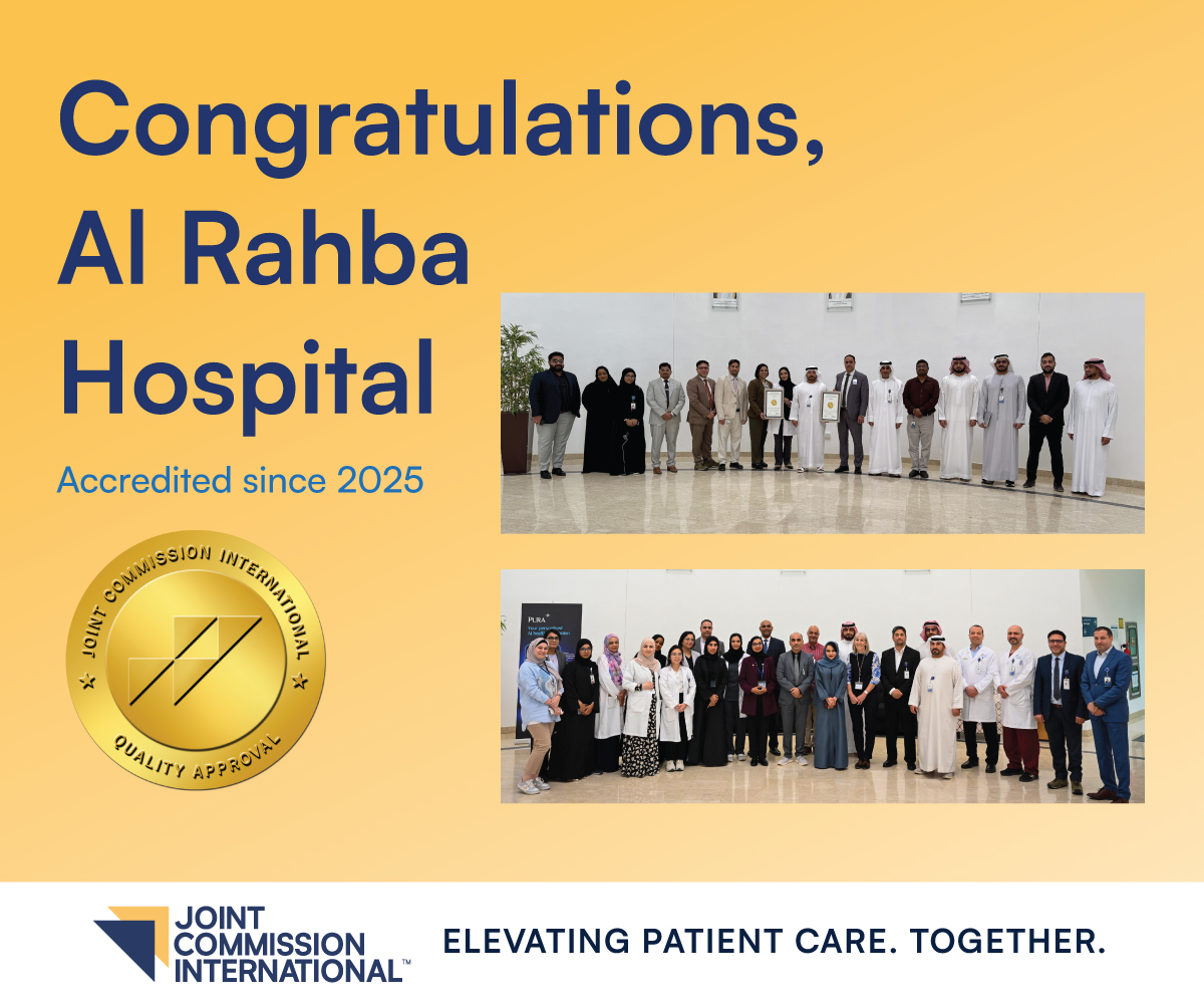 Congratulations on your accreditation, Al Rahba Hospital!