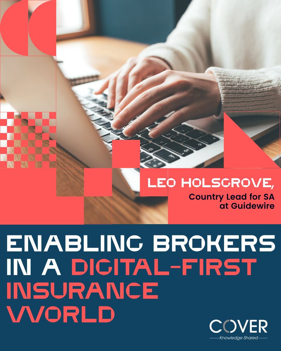 “The survival of the independent broker does not depend on resisting digitisation but on embracing it.” -  Leo Holsgrove, Country Lead for SA at Guidewire 

🤖 Read the full article here: buff.ly/ukCHDRo