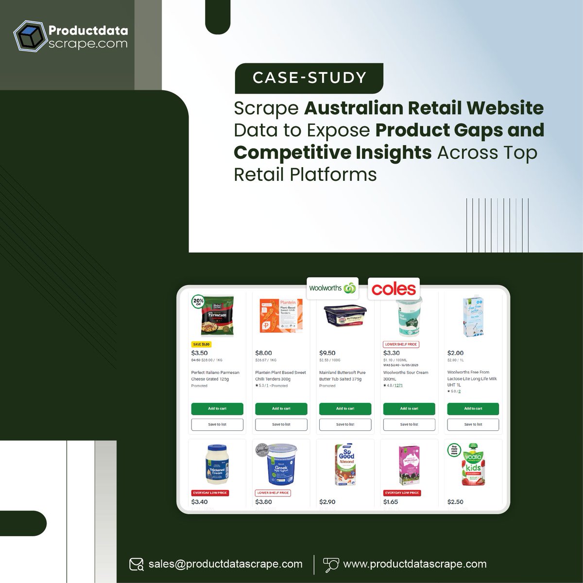 ProductScrape's tweet image. 🇦🇺 Stay ahead in Aussie retail! #ScrapeWebsiteData to:

✅ Benchmark competitors &amp;amp; optimize strategy
Turn data into smarter decisions! 🚀📊

👉 productdatascrape.com/scrape-austral…

#AustralianRetail #EcommerceData #Scrape #PriceMonitoring #ProductDataScrape #RetailAnalytics #RetailStrategy