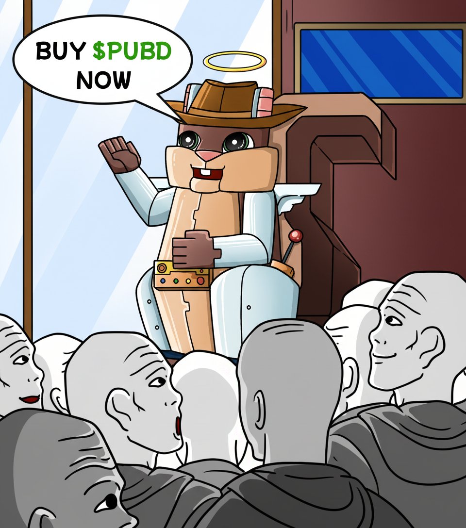 No chart. No hype. No noise.
Just $PUBD - The AI squirrel’s about to go nuts. 🧠🥜

Be early 👉 peanutunbound.com