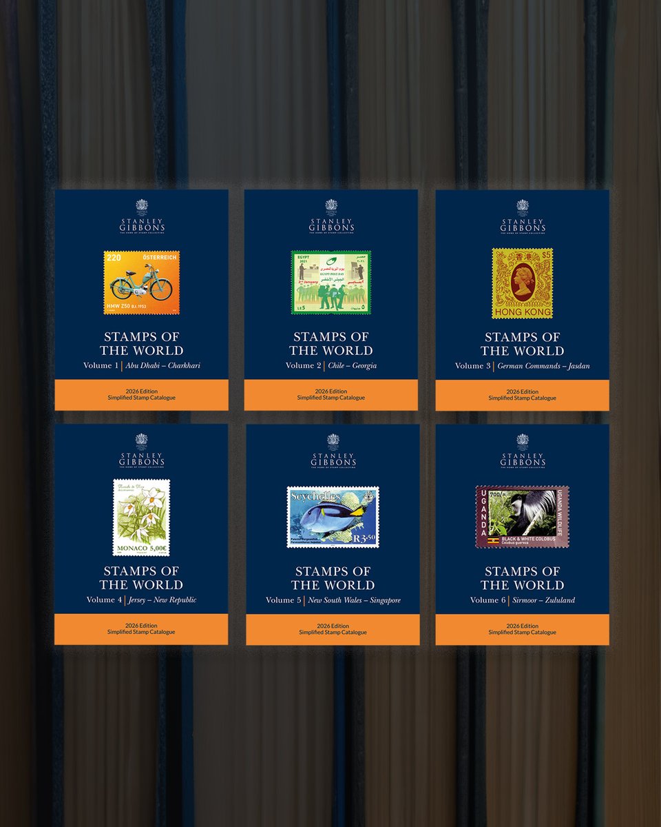 The latest Stanley Gibbons 2026 edition of Stamps of The World is now available to pre-order! What stamps will you review first? Get your 🔍at the ready!

Pre-order at bit.ly/4nVQNYc