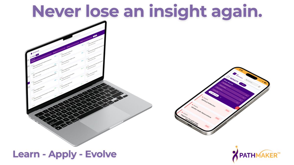 thepathmakerapp's tweet image. With PathMaker’s smart tagging &amp;amp; search, your reflections and decisions are always at your fingertips. 

#PathMakerApp #KnowledgeManagement #MindfulLiving
