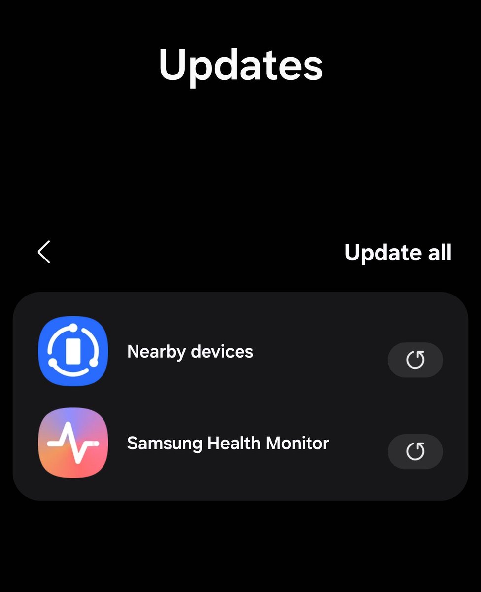 imAlter_Ego's tweet image. ⚡️App updates available on the Galaxy Store
• Nearby devices
Version: 1.2.02.2565 | Size: 8.53 MB
• Samsung Health Monitor
Version: 1.4.5.006 | Size: 95.75 MB