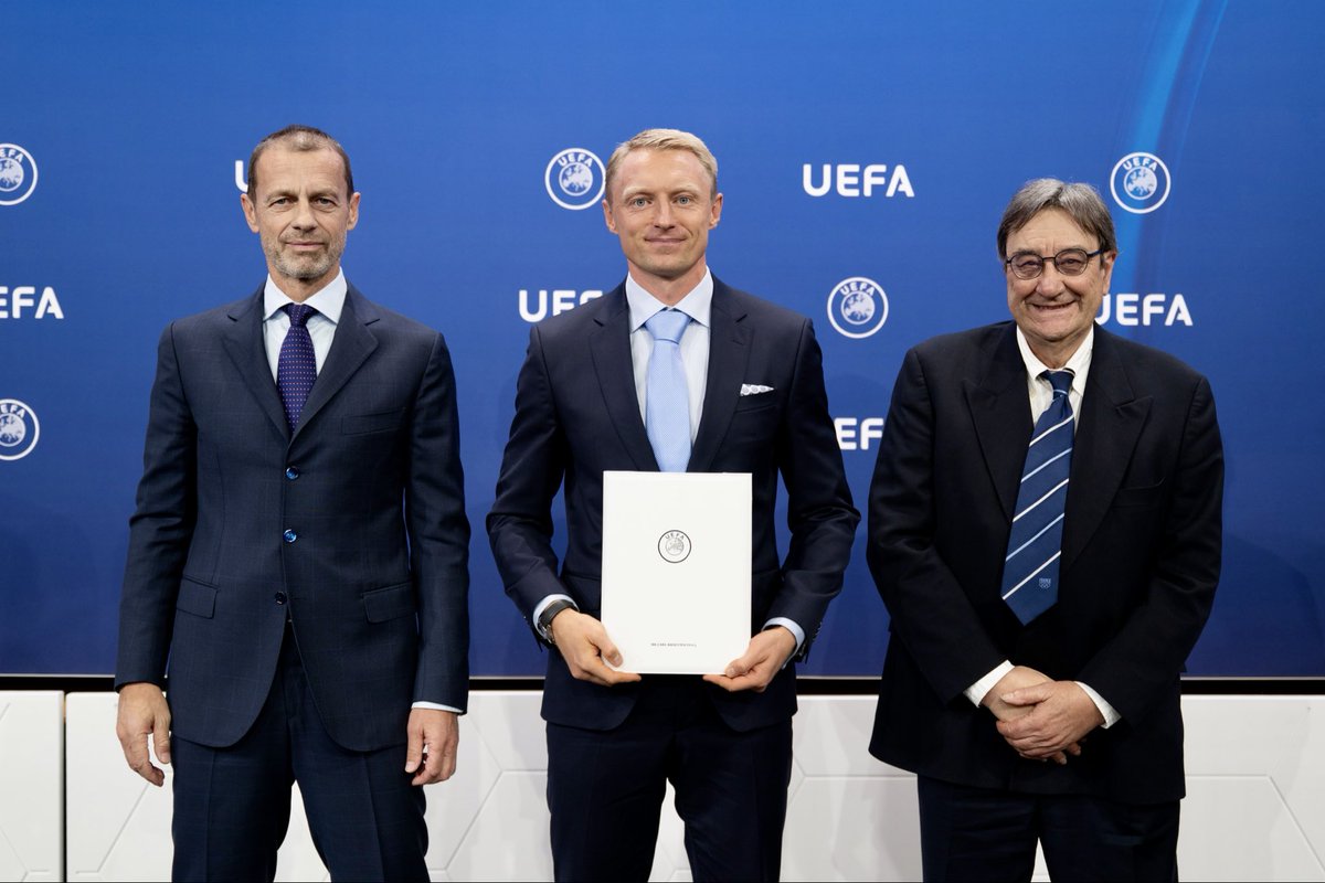 AndreasBeck87's tweet photo. UEFA MIP Grad'25 🎓

It's hard to believe that our UEFA Executive Master for International Players (UEFA MIP|5) has come to an end. 

Our final, celebrated graduation ceremony at the @UEFA HQ In Nyon🇨🇭, held in the presence of President Aleksander Čeferin, marks the end of this chapter and the beginning of many new and exciting stories to come.

The past two years were incredible. From the outside, they might look like a straight, successful line from session to session, but it was far more demanding and transformative. The most valuable lessons weren't in the classroom; they were in the struggle in between.

It was two years of sacrifices, learning, trying, asking, and failing. It meant adapting to new environments, traveling the world, and pushing through internships; all while writing an academic dissertation.

That struggle, that beautiful chaos, is what football is all about.⚽️

And that's precisely why I'm so proud of this diploma. It reflects the transformation we went through together.

One of the most valuable gifts I can give myself is to remain curious by lifelong education and experiences, and it's even more magical when that happens at the highest level with the most inspiring colleagues in the sports sector.

A massive thank you to the @UEFA academy and partners for this incredible opportunity. Thank you to everyone who supported me and contributed to this journey. But the biggest thanks of all go to my supporting family, who were my rock throughout it all. ❤️

I'm humbled and grateful for this achievement and will keep these memories close to my heart.

#UefaMIP #SportsBusiness #Football #SportsManagement
#UEFA