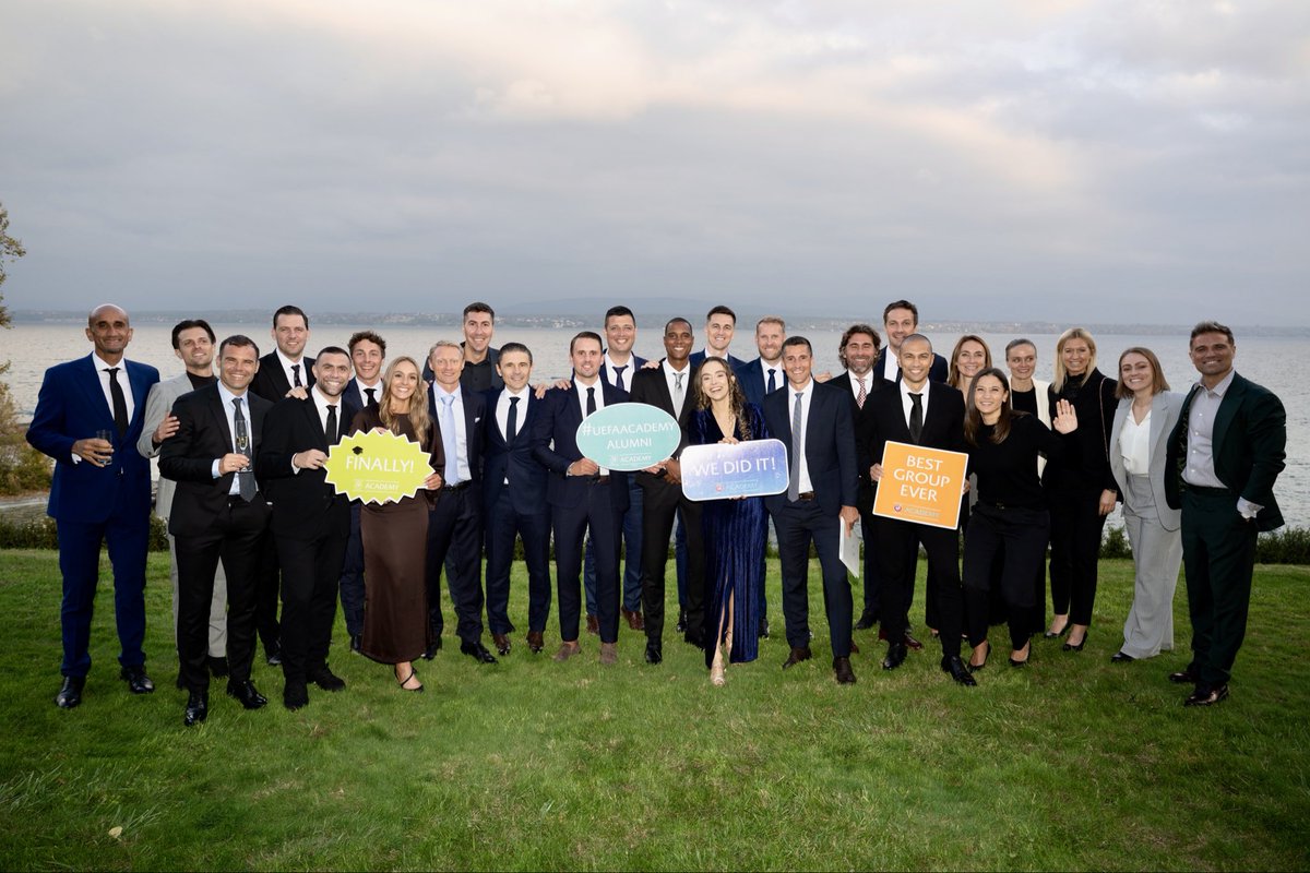 AndreasBeck87's tweet photo. UEFA MIP Grad'25 🎓

It's hard to believe that our UEFA Executive Master for International Players (UEFA MIP|5) has come to an end. 

Our final, celebrated graduation ceremony at the @UEFA HQ In Nyon🇨🇭, held in the presence of President Aleksander Čeferin, marks the end of this chapter and the beginning of many new and exciting stories to come.

The past two years were incredible. From the outside, they might look like a straight, successful line from session to session, but it was far more demanding and transformative. The most valuable lessons weren't in the classroom; they were in the struggle in between.

It was two years of sacrifices, learning, trying, asking, and failing. It meant adapting to new environments, traveling the world, and pushing through internships; all while writing an academic dissertation.

That struggle, that beautiful chaos, is what football is all about.⚽️

And that's precisely why I'm so proud of this diploma. It reflects the transformation we went through together.

One of the most valuable gifts I can give myself is to remain curious by lifelong education and experiences, and it's even more magical when that happens at the highest level with the most inspiring colleagues in the sports sector.

A massive thank you to the @UEFA academy and partners for this incredible opportunity. Thank you to everyone who supported me and contributed to this journey. But the biggest thanks of all go to my supporting family, who were my rock throughout it all. ❤️

I'm humbled and grateful for this achievement and will keep these memories close to my heart.

#UefaMIP #SportsBusiness #Football #SportsManagement
#UEFA