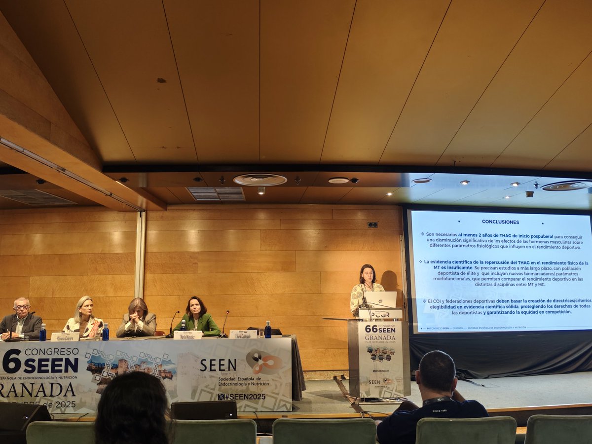 Me alegra que la <a href="/sociedadSEEN/">Sociedad SEEN</a> y el <a href="/GrupoGIDSEEN/">GRUPO GIDSEEN</a> no le teman a un tema tan complejo como la inclusión de personas #trans en el deporte. 
Se pueden tener muchas opiniones pero esconder el tema no ayudará a nadie.
#SEEN25 #EmbajadorSEEN