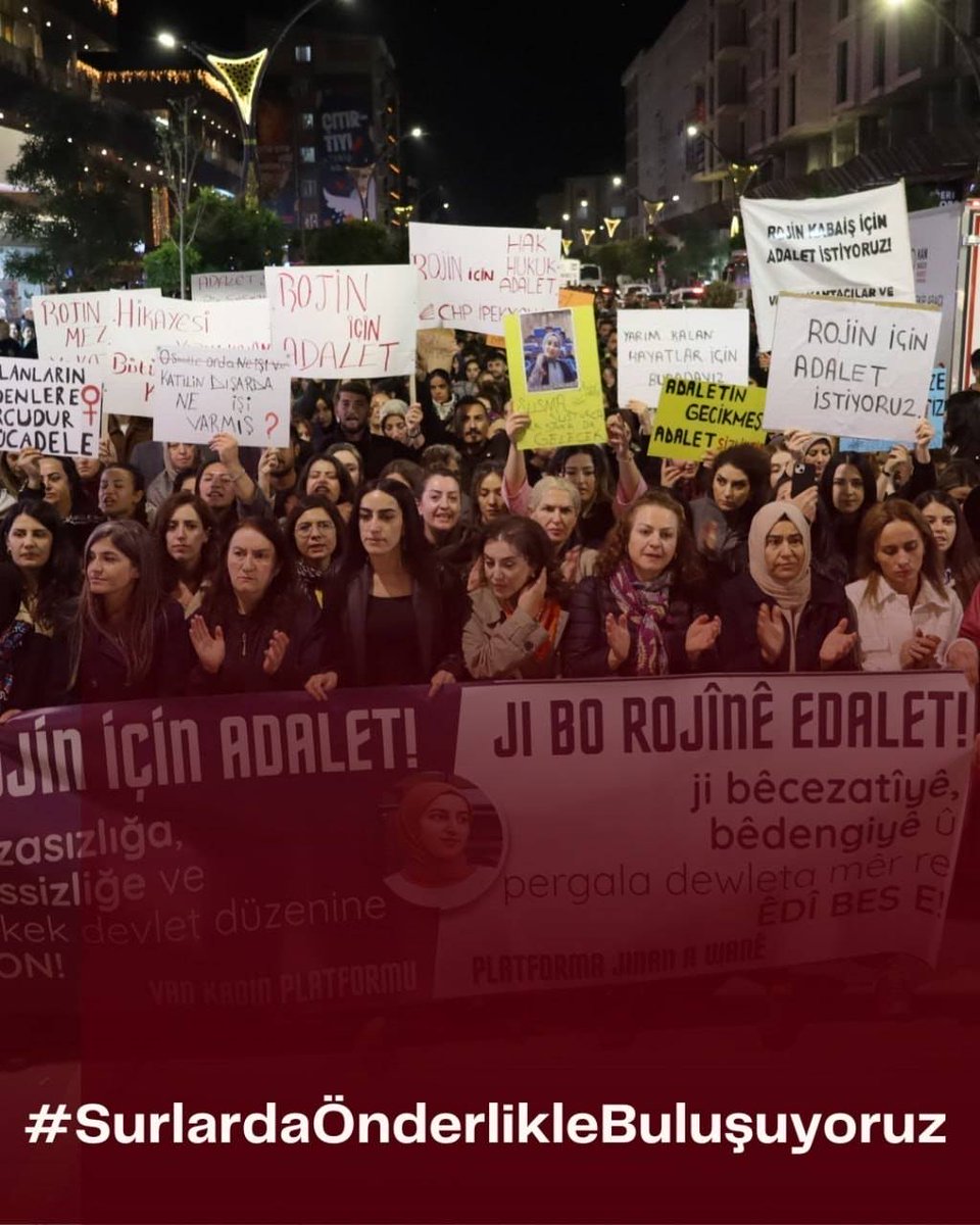 Barış ve Demokratik Toplum Manifestosu’ndan aldığımız güçle Özgürlük mücadelesini büyütüyoruz .Yarın Amed’de Surlarda buluşuyoruz .

Gelin direnişi büyütelim , Kadın Özgürlükçü, demokratik toplumu inşa edelim ! 

#surlardaönderliklebuluşuyoruz