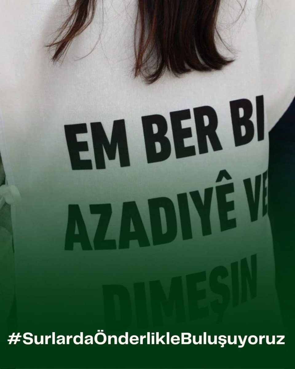 Kürtçe üzerindeki saldırılar, baskı ve işkence politikaları, gözaltı ve tutuklamaları sonlandırmak için #SurlardaÖnderlikleBuluşuyoruz