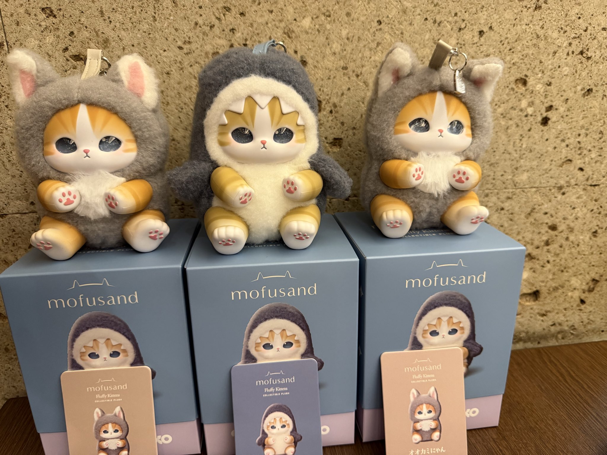 mofusand kiramekko オオカミにゃん・くまにゃん 各一点セット